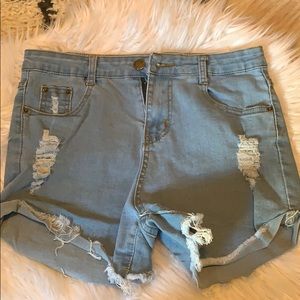 Shein brand jean shorts